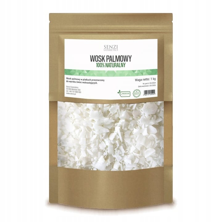 Wosk palmowy twardy do świeczek wolnostojących